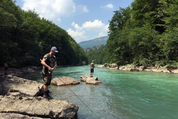 Fishing on the Tara River